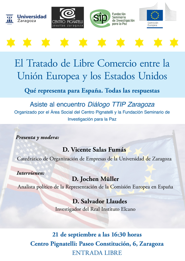 Invitación al Diálogo TTIP Zaragoza