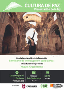 Cariñena, Ley de Cultura de Paz @ Teatro Municipal de Alcañiz